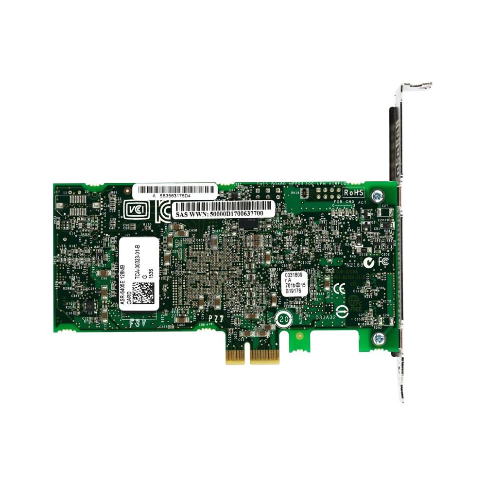 ASR-6405E ADAPTEC QUAD PORT 128MB SAS/SATA 6G  RAID CONTROLLER PCIE - TCA-00323-01